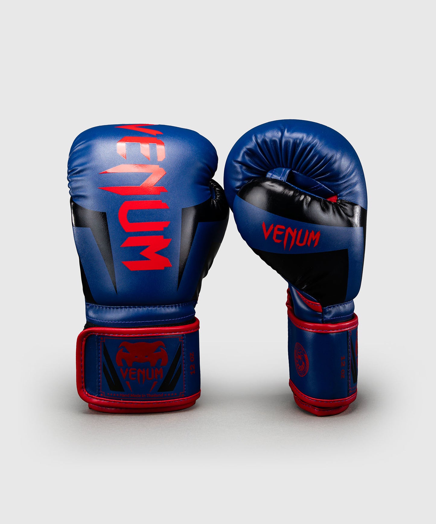 Gants de boxe Venum Elite - Bleu foncé/Rouge