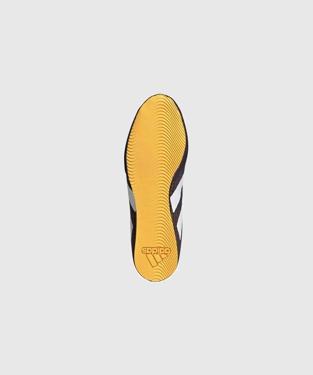 Adidas Box Hog 4 Scarpe da Boxe - Nero/Bianco