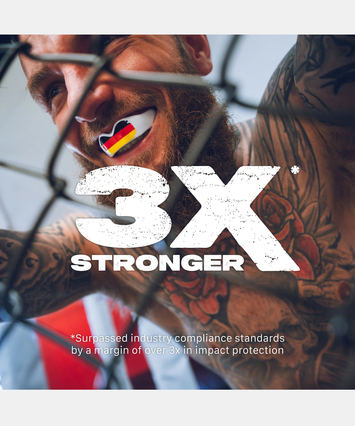 Safejawz Extro Flags Adulto Protector bucal - Alemania