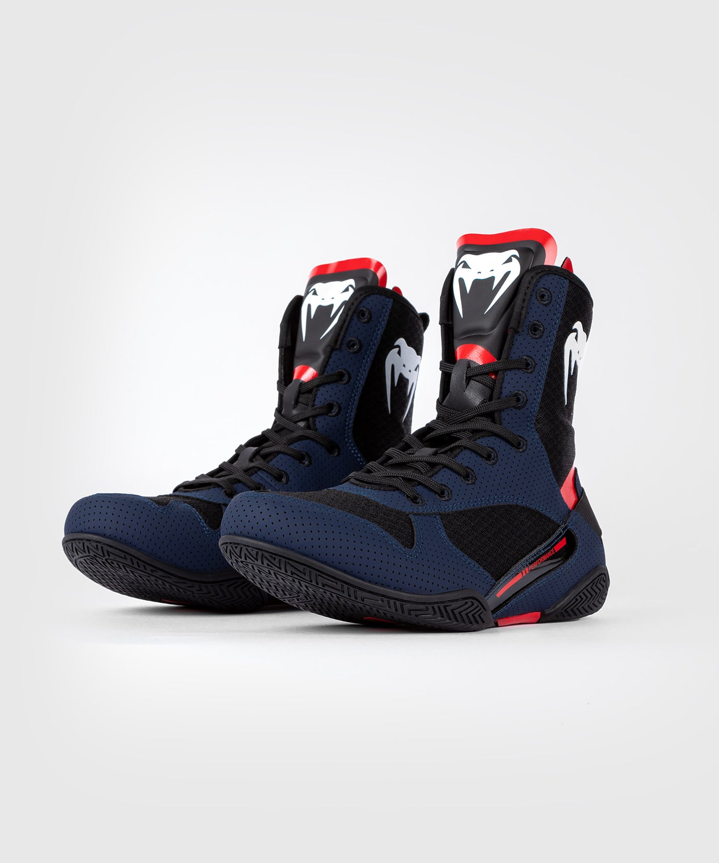 Venum Elite Boxing Schuhe - Navy/Schwarz/Rot