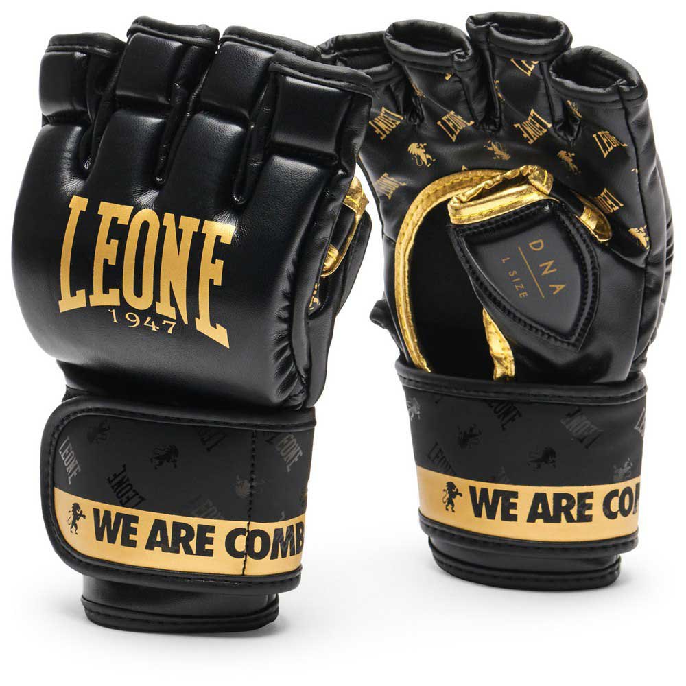 Leone DNA MMA-Handschuhe - Schwarz/Gold