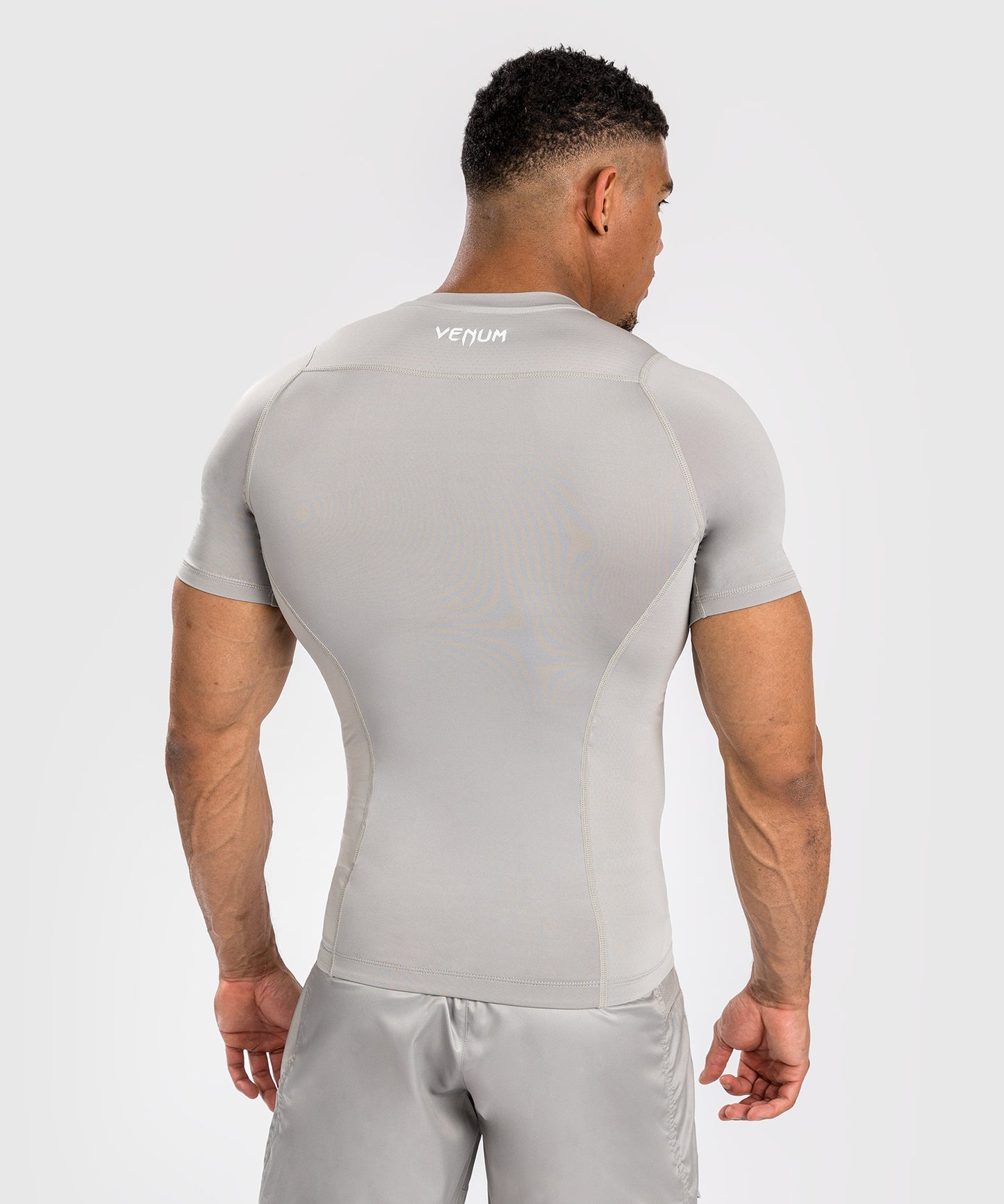 Venum Attack Herren Kurzarm Rashguard - Sand