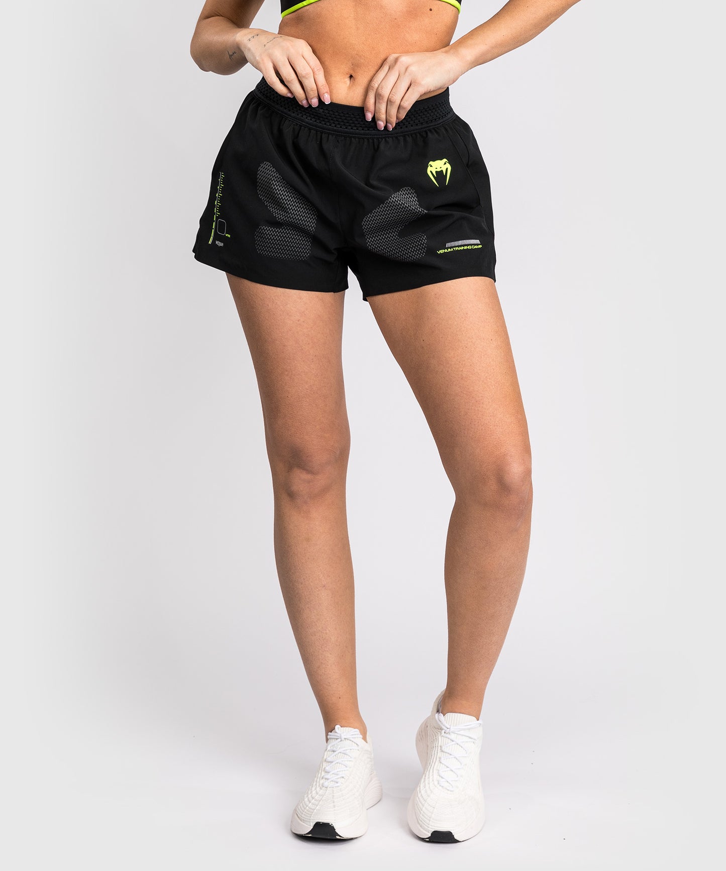 Short d'entraînement Venum Training Camp 4.0 - Noir/Vert Fluo