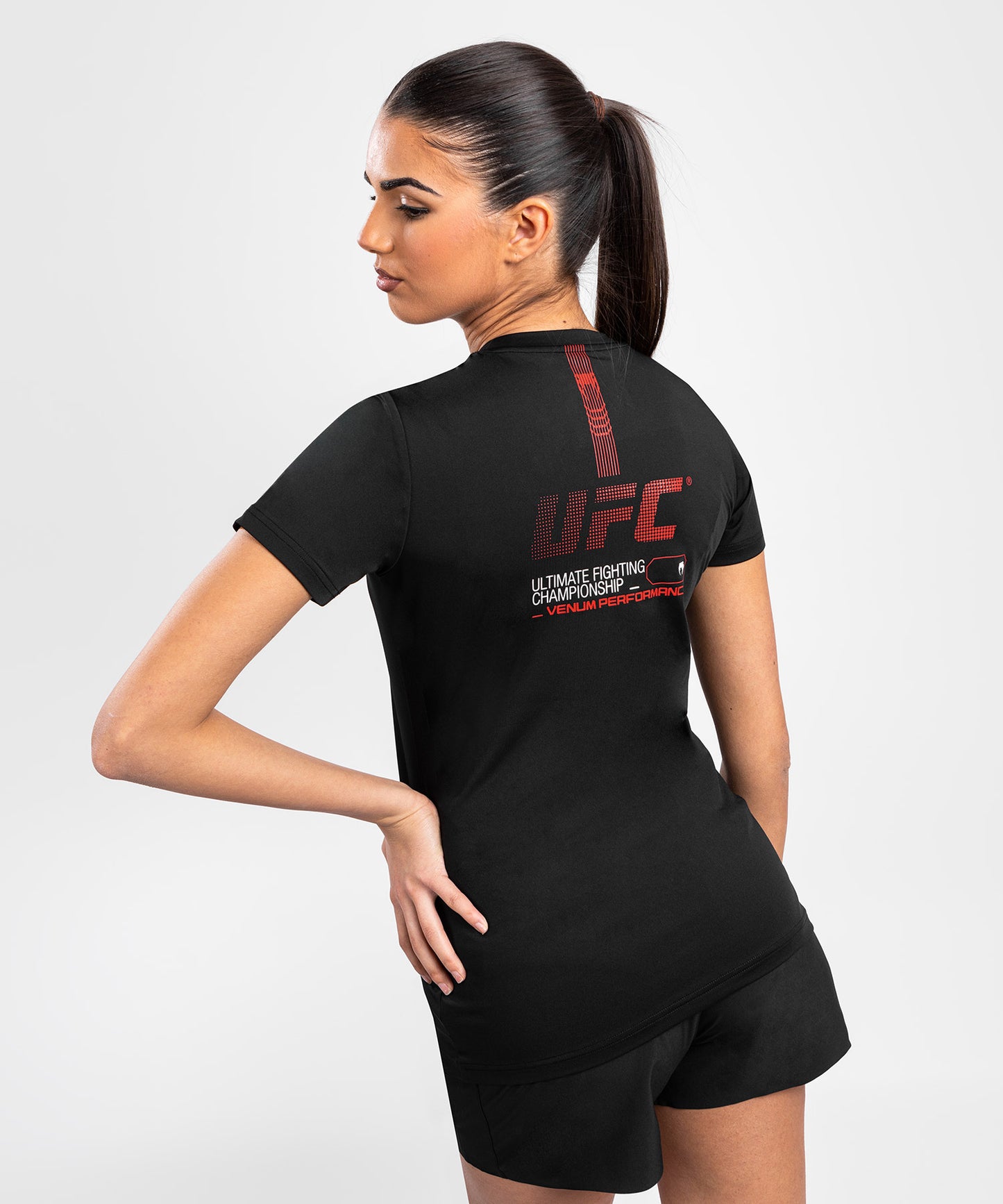 UFC Adrenaline by Venum Fight Week Women’s Dry-Tech T-shirt - Black