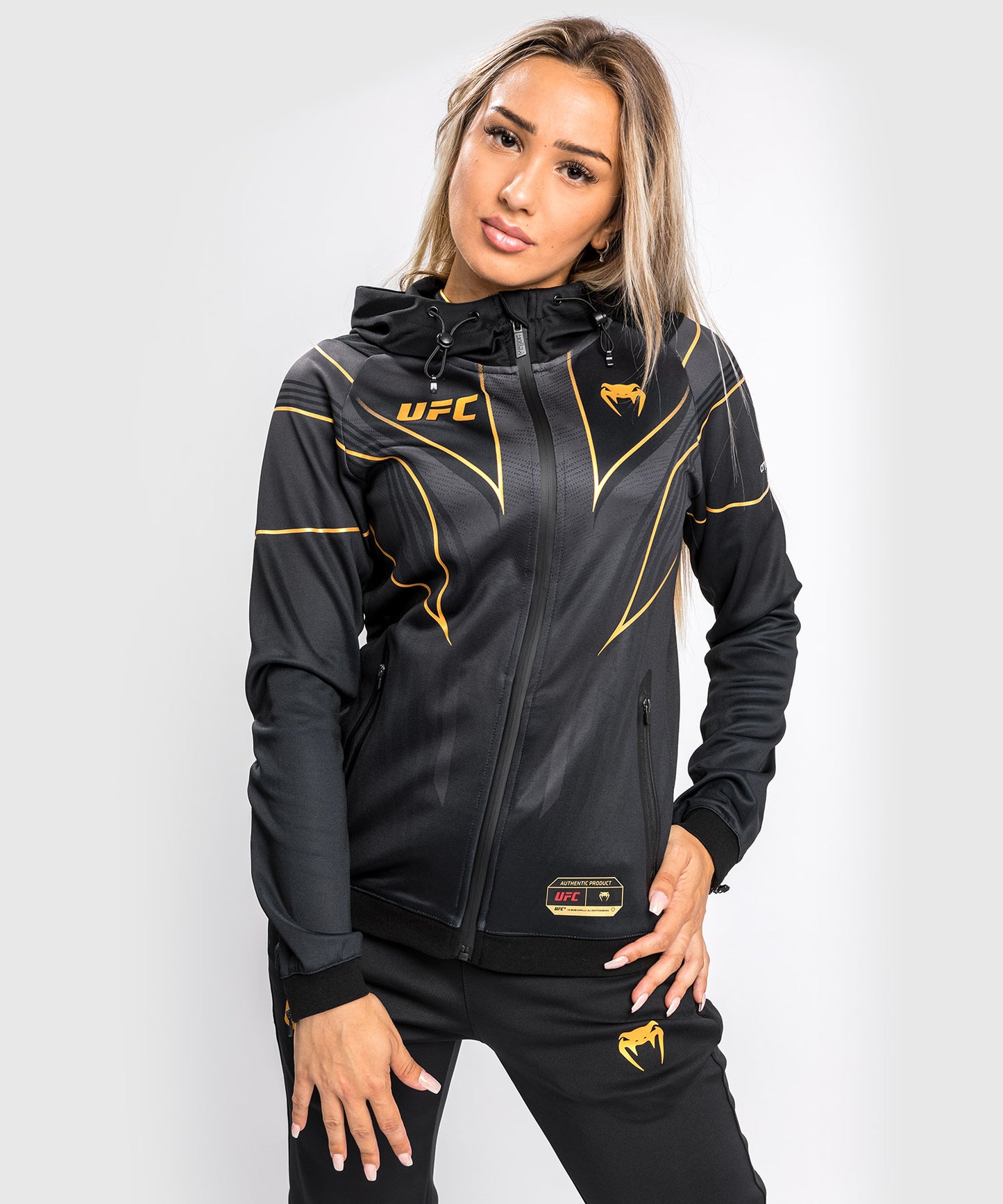 Sweatshirt à Capuche Femme UFC Venum Authentic Fight Night 2.0 - Champion