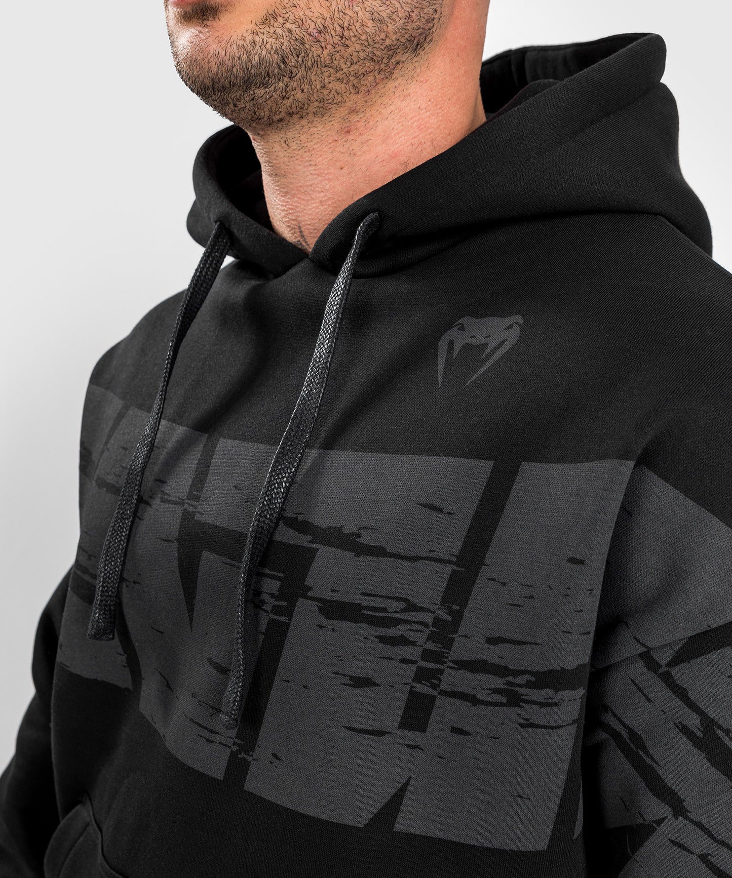 VENUM CONNECT XL SUDADERA CON CAPUCHA - OVERSIZE FIT - NEGRO