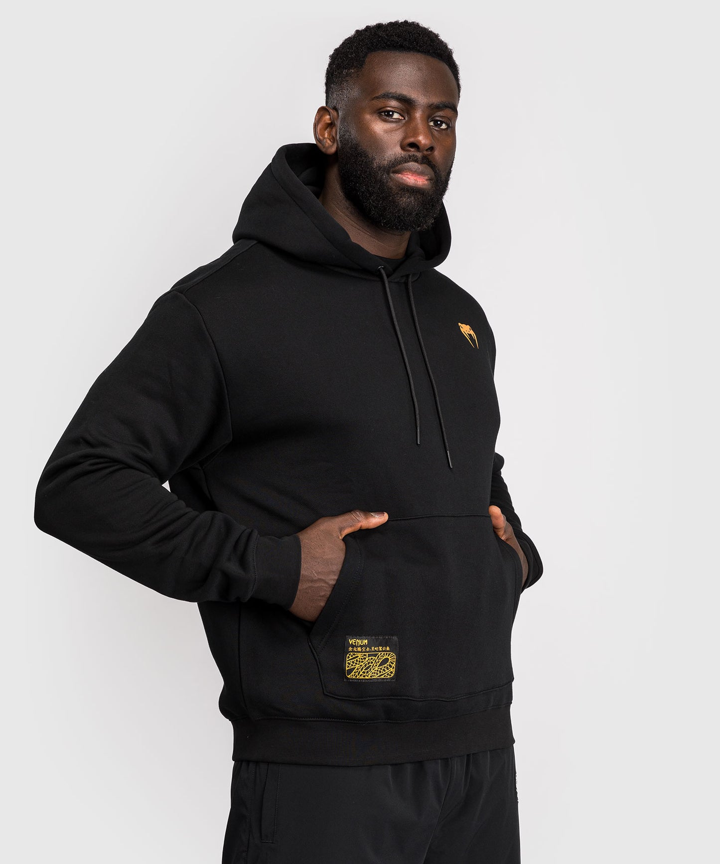 Sweat à Capuche Venum Serpenti – Noir/Argent/Or