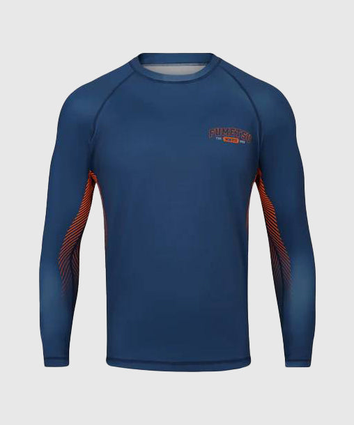 Fumetsu Varsity Rashguard de Manga Larga - Azul Marino