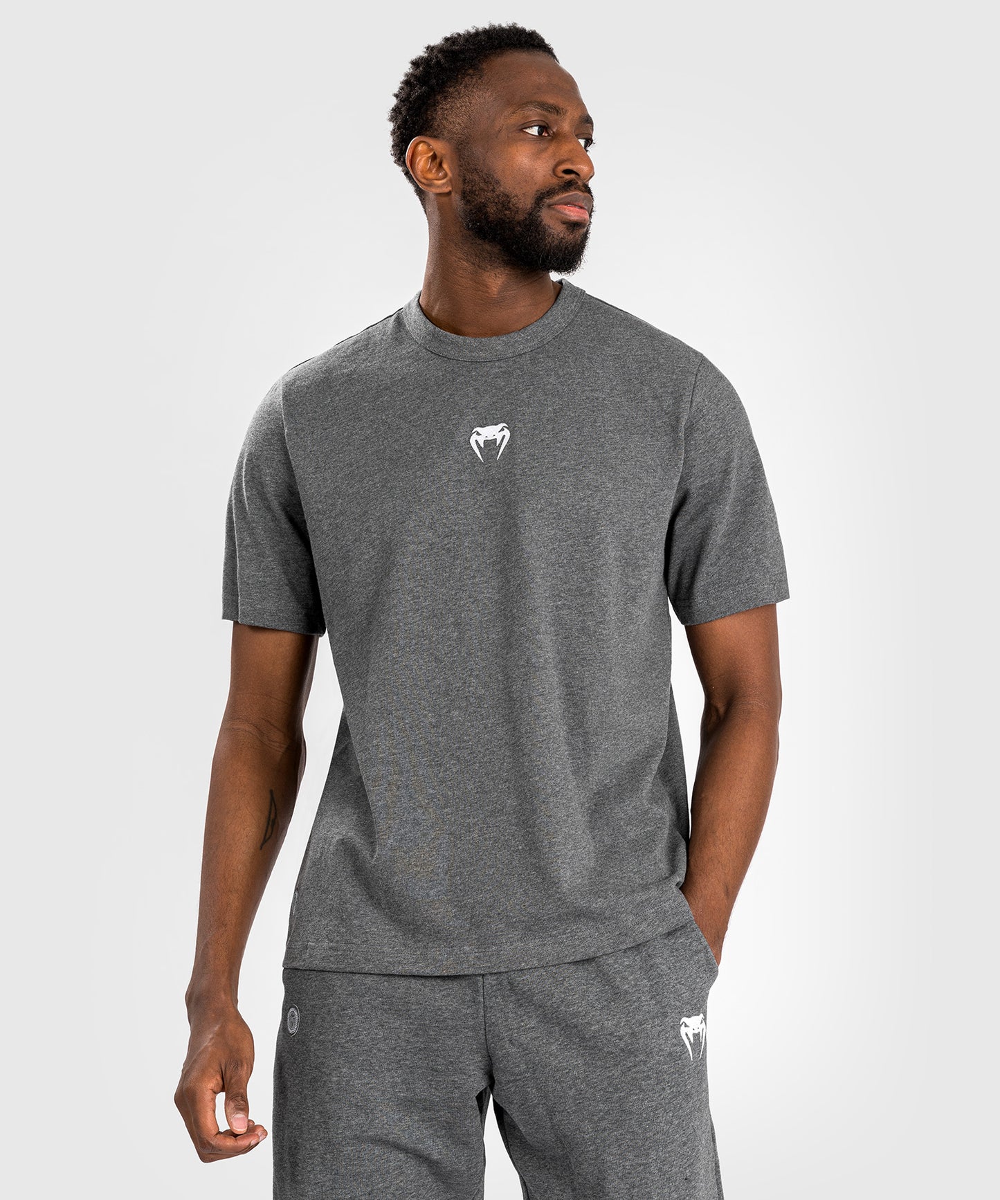 Venum Vortex XL Herren T-Shirt - Dunkelgrau Meliert