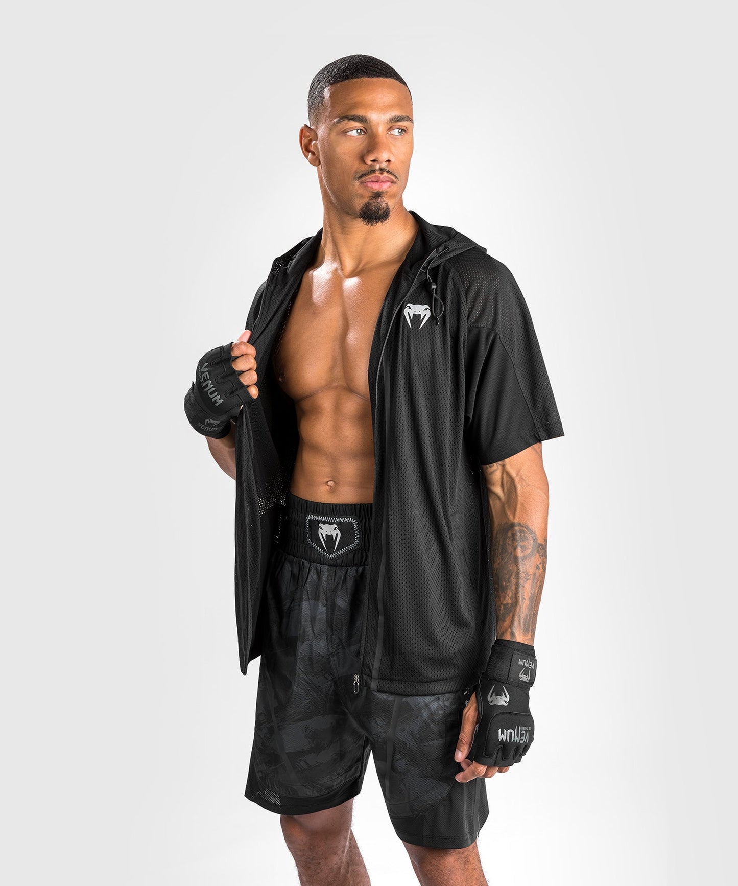 Venum Electron 3.0 Dry Tech Jacket - Short Sleeve - Black