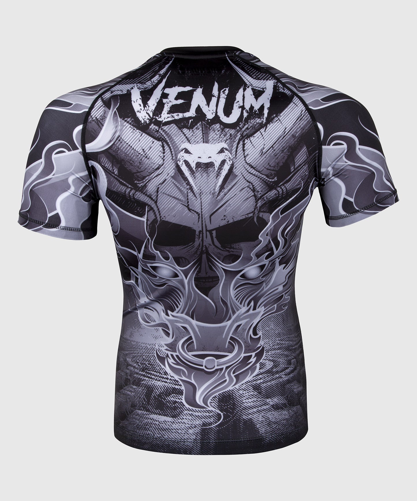 Venum Minotaurus Rashguard - Kurzarm - Schwarz/Weiß