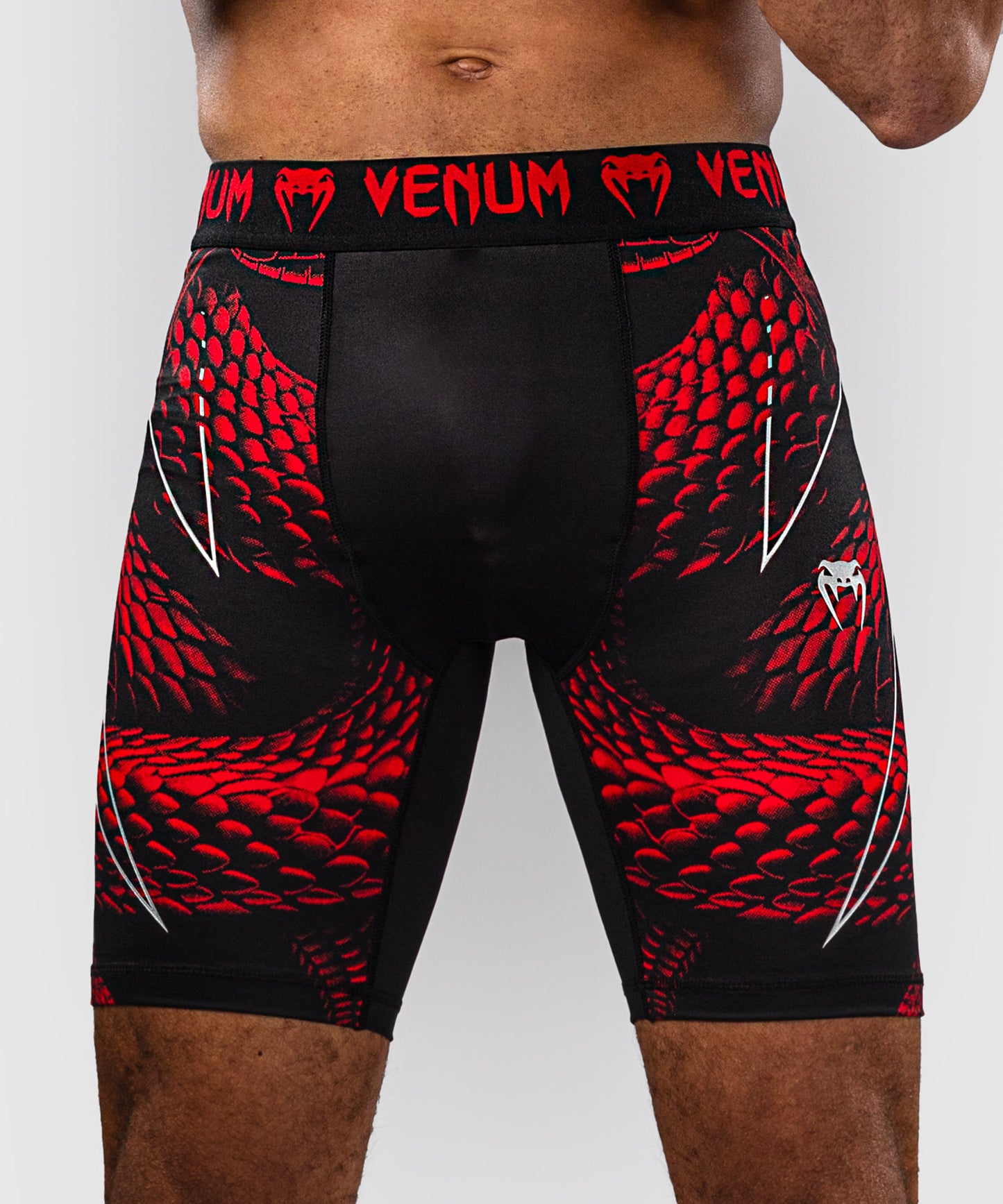 Venum Matupa Kompressionsshort - Schwarz/Rot/Silber