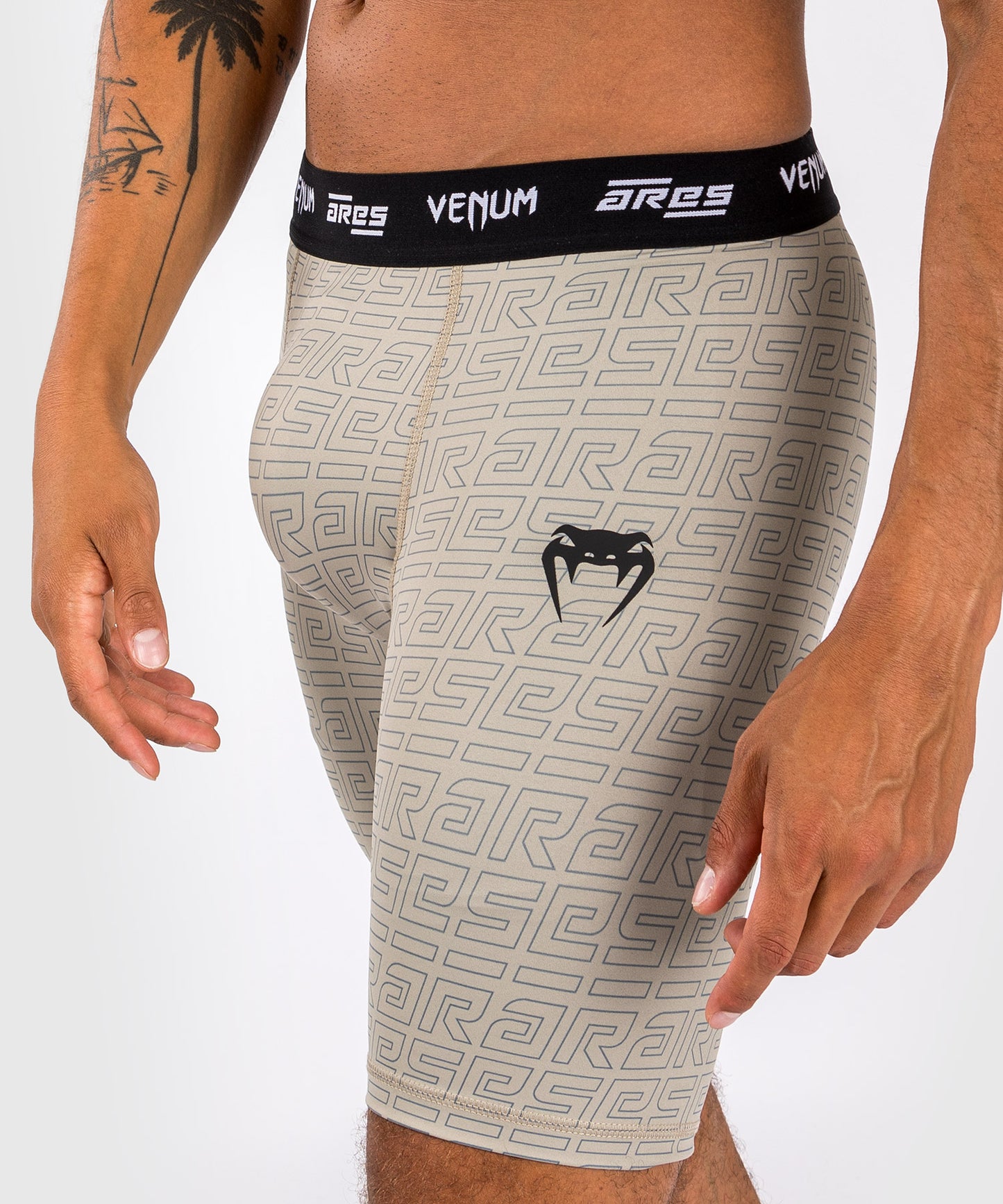 Short de Compression Vale Tudo Venum x Ares 2.0 - Sable