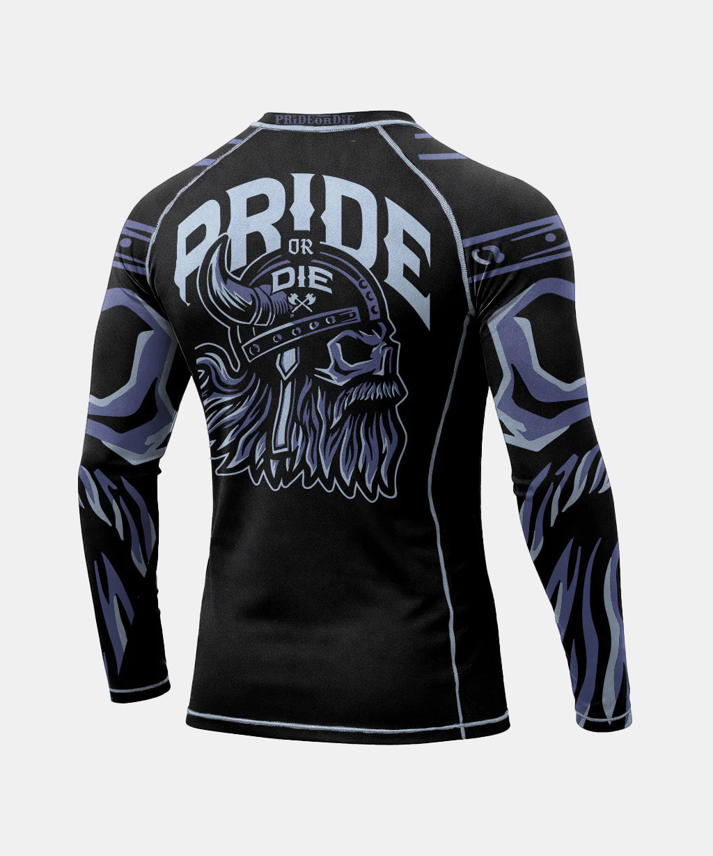 Pride Or Die Brotherhood V.2 Langarm-Rashguard - Schwarz