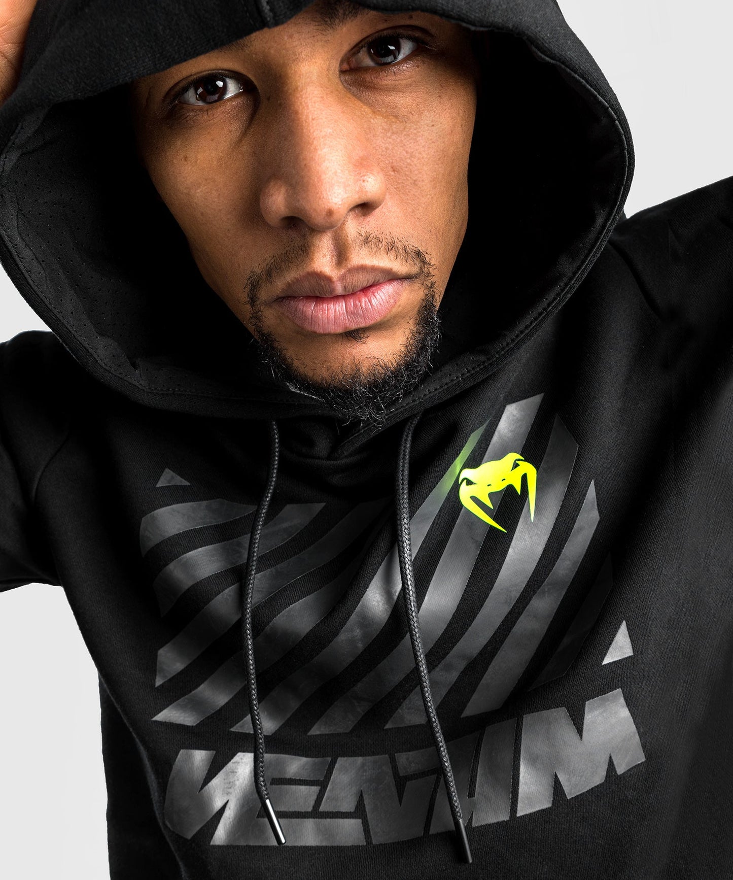Venum Stripes Hooded Sweatshirt - Black