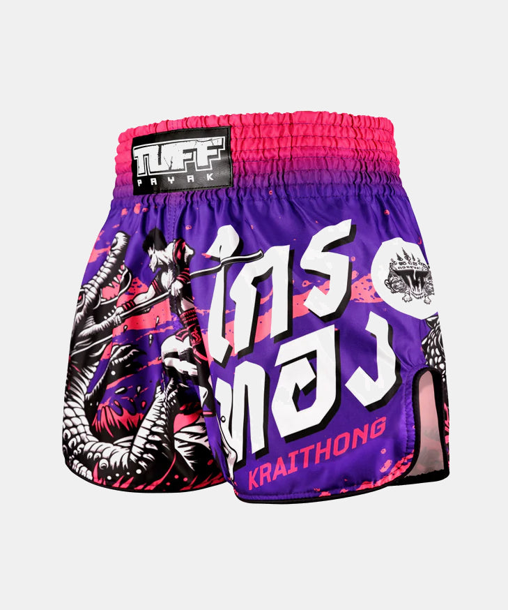 Short De Muay Thai Tuff Payak The Krai Thong’S Spear - Violet