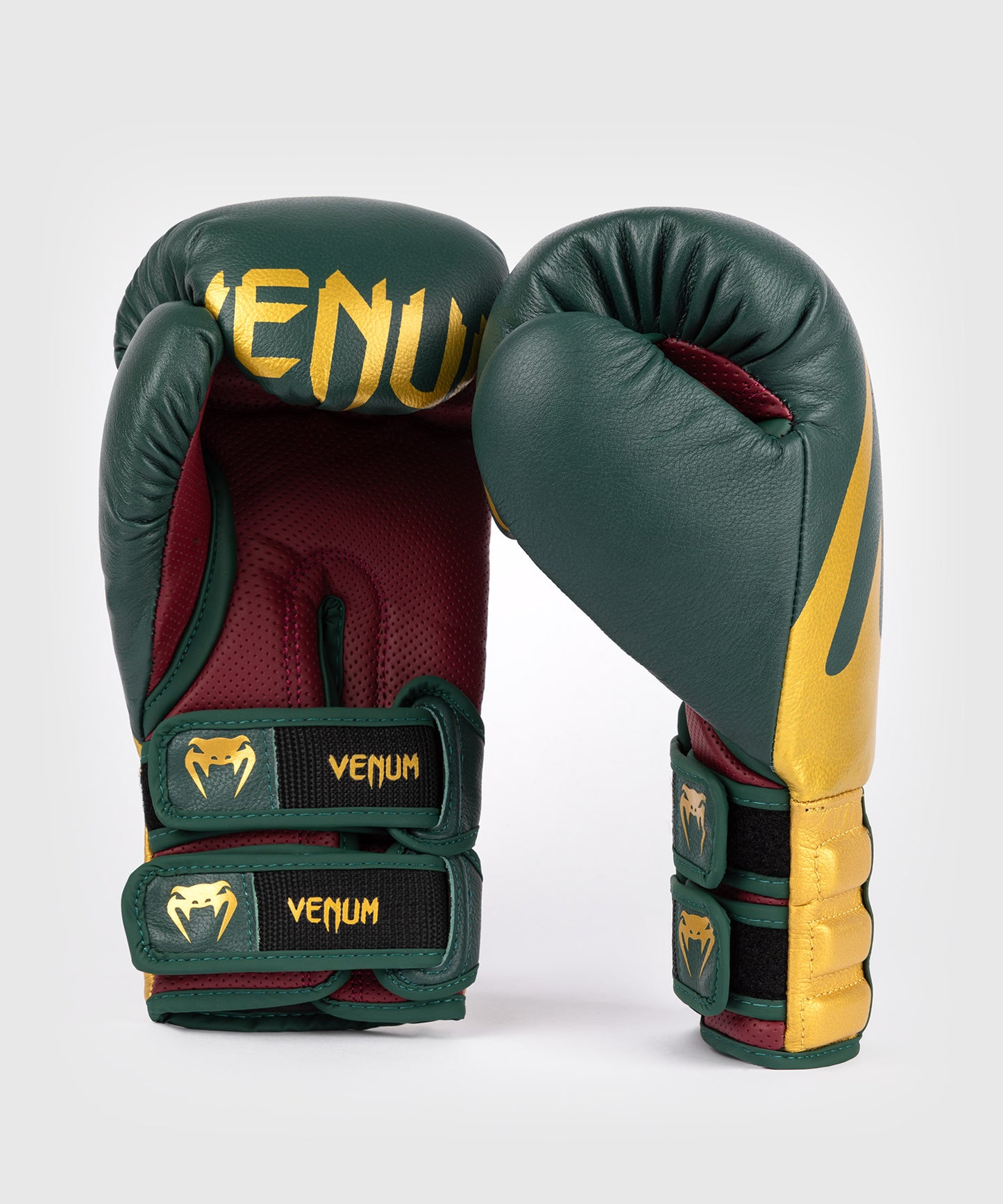 Venum Reverso Boxhandschuhe - Smaragdgrün/Gold