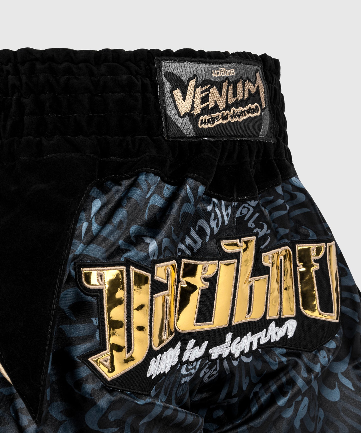 Short de Muay Thai Venum Attack - Noir/Gris