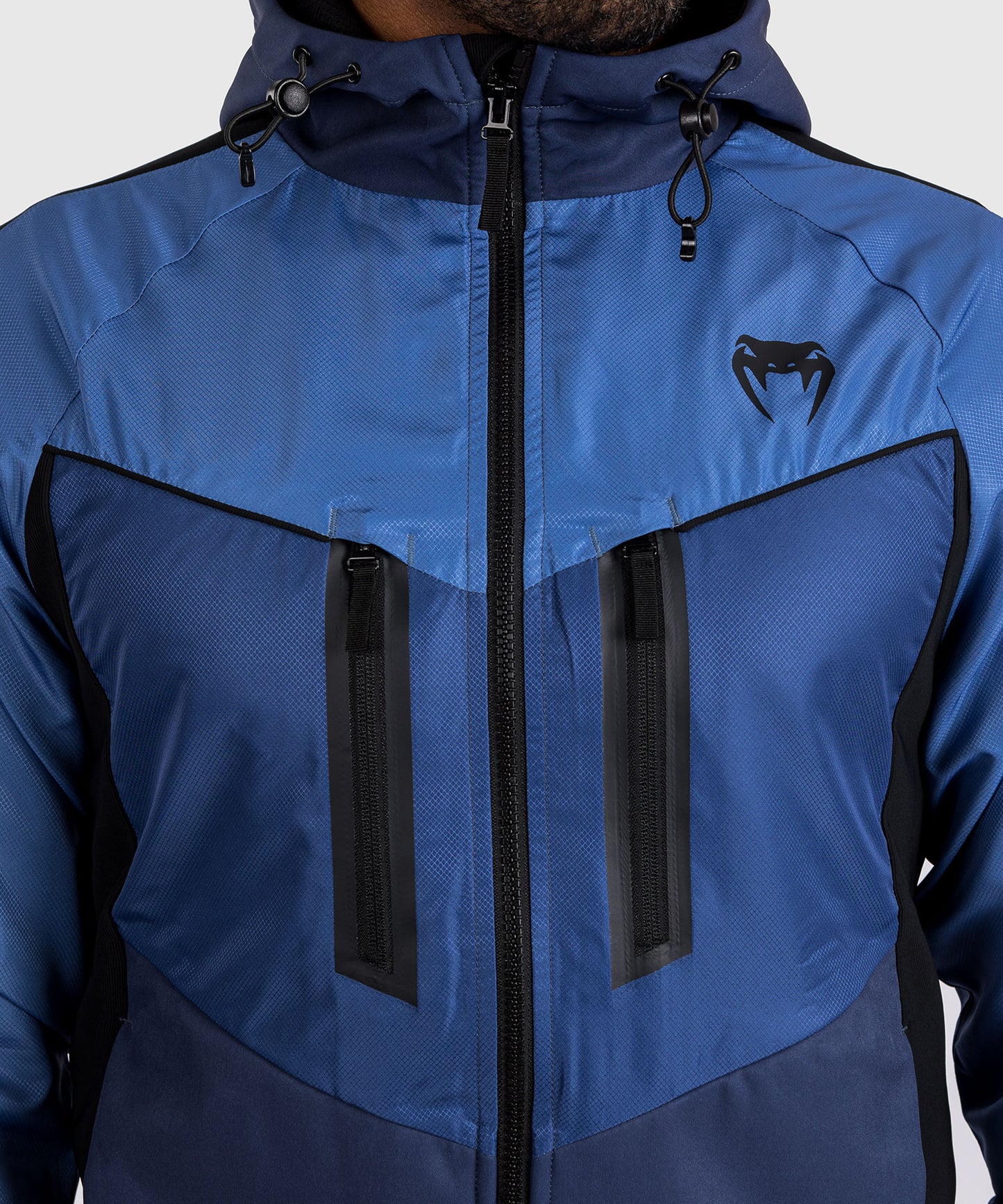 Venum Laser 3.0 Trainingsjacke - Schwarz/Blau
