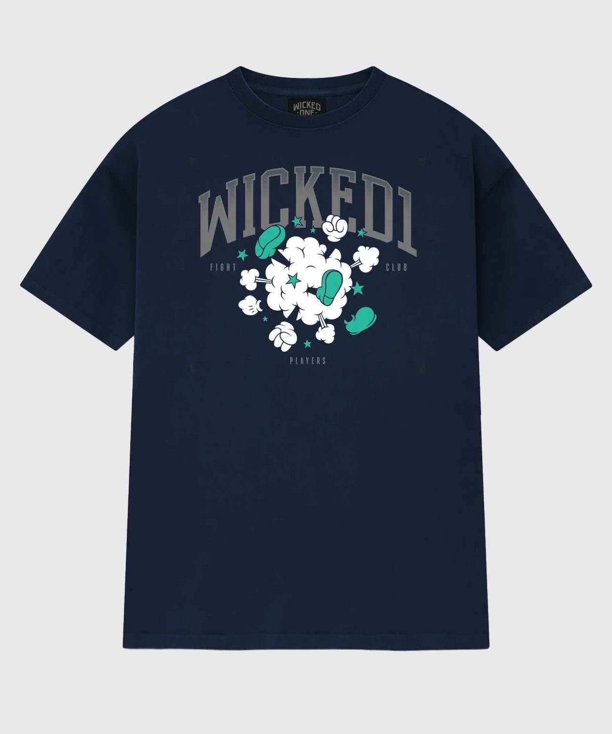 Wicked One Fight Club T-Shirt - Marineblau