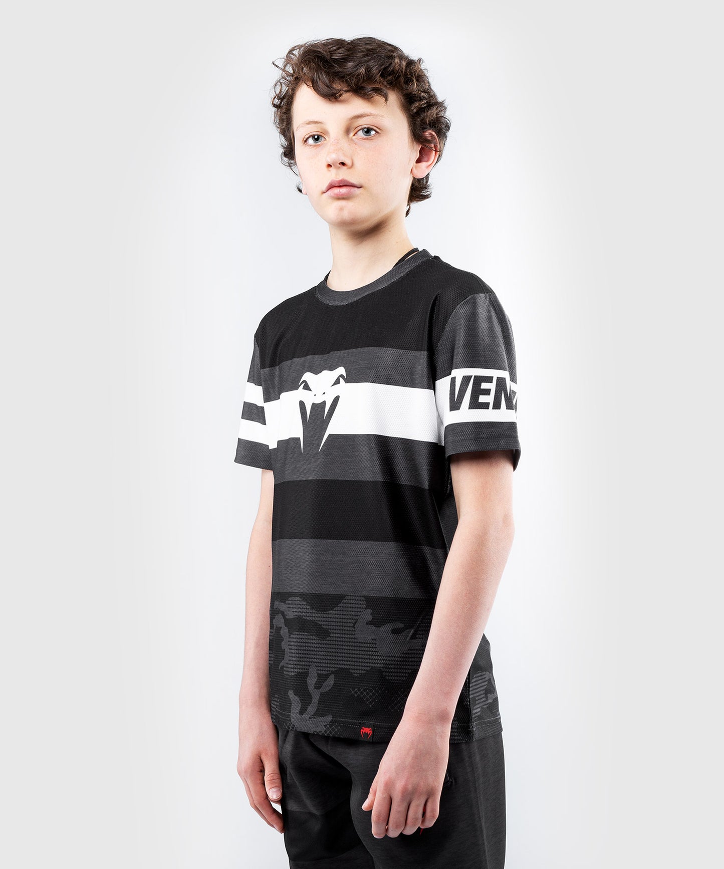 Venum Bandit Dry Tech T-Shirt - für Kinder - Schwarz/Grau