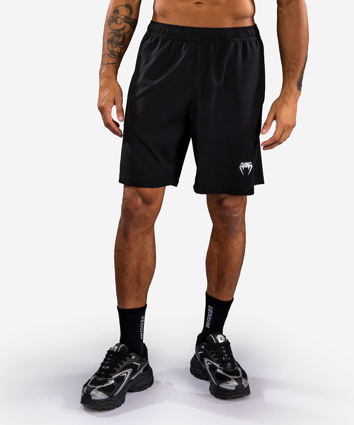 Venum Contender Shorts de entrenamiento - Negro/Plateado