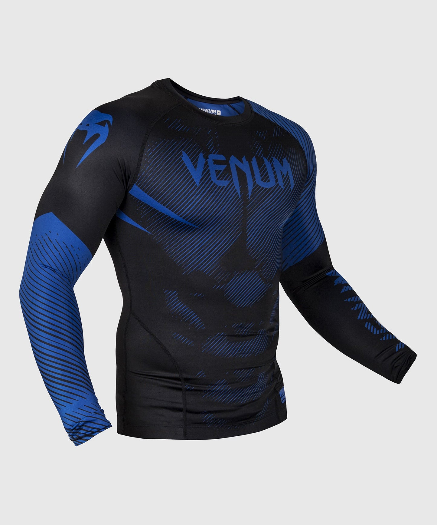 Rashguard Venum NoGi 2.0 - IBJJF Approved Long Sleeve - Black/Blue