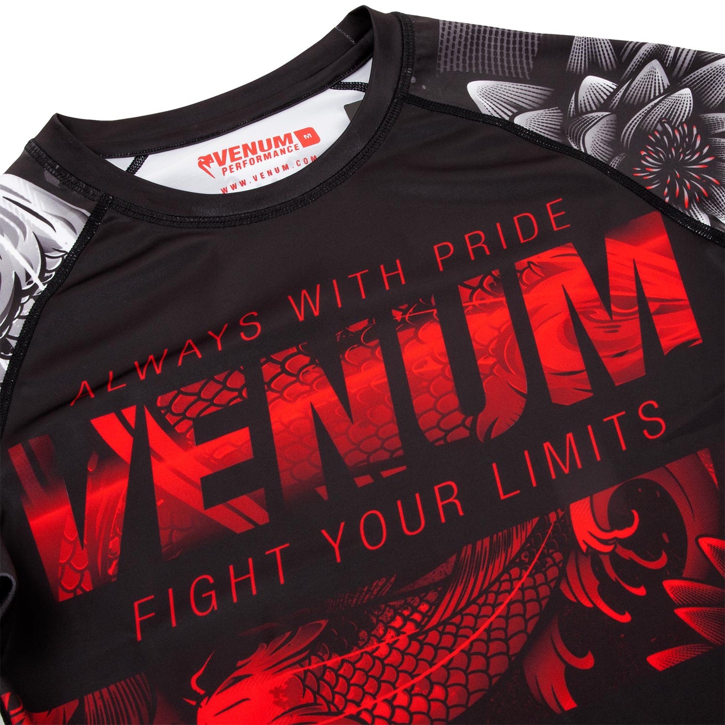 Venum Koi 2.0 Rashguard - Kurzarm - Schwarz/Weiß