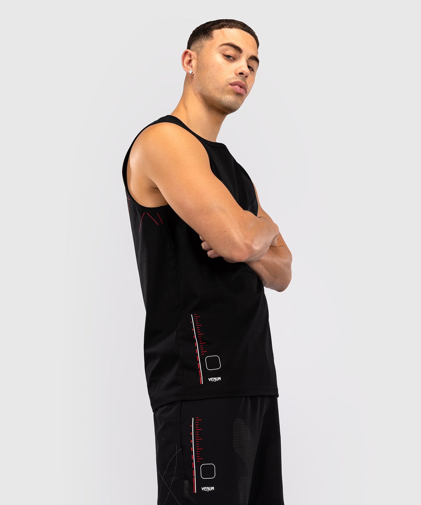 Venum Tactical XT Tank Top - Schwarz/Feuerrot