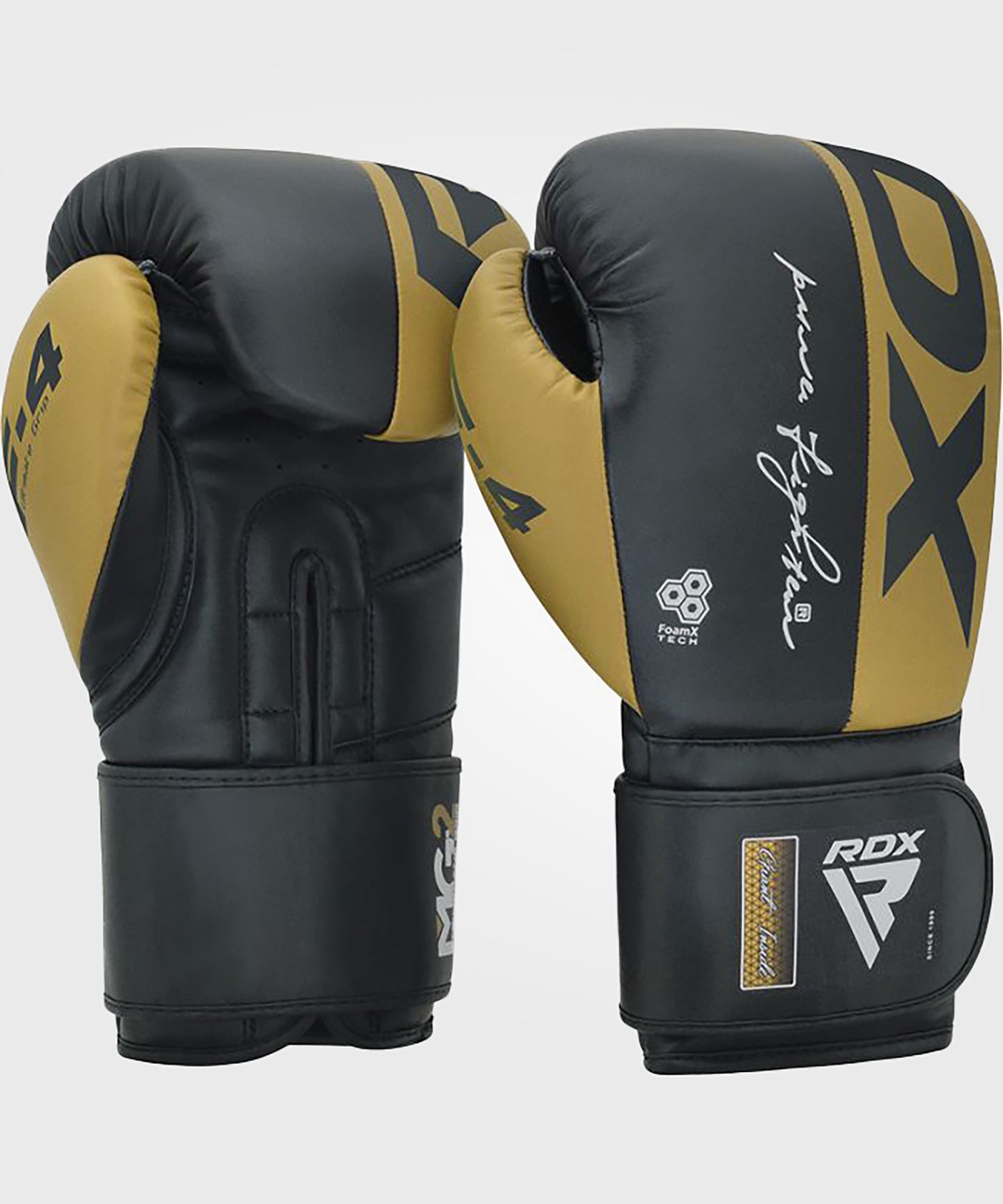 RDX F4 Guantoni da Boxe - Nero/Oro