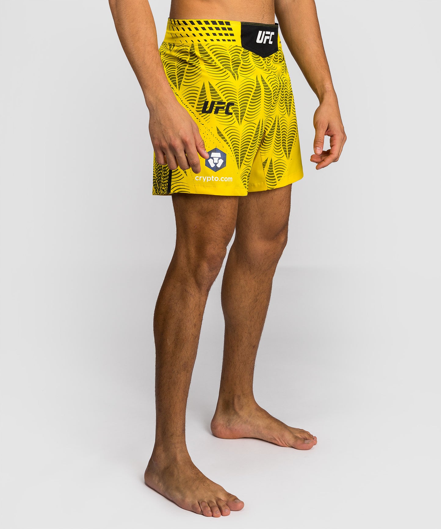 UFC Zenith by Venum Authentic Fight Night Pantaloncini da combattimento Fit corto Uomo - Giallo