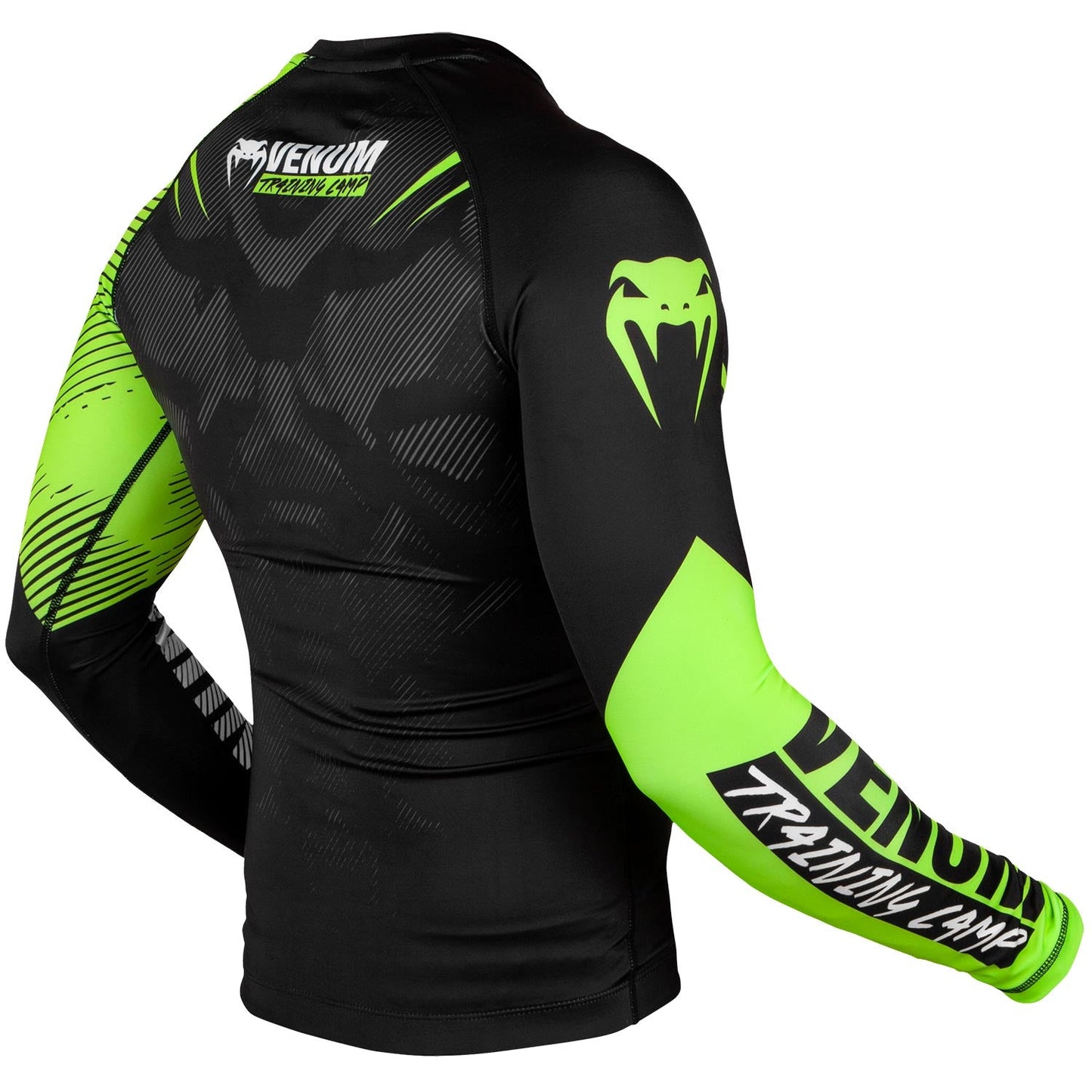 Venum Training Camp 2.0 Rashguard - Langarm - Schwarz/Fluo Gelb