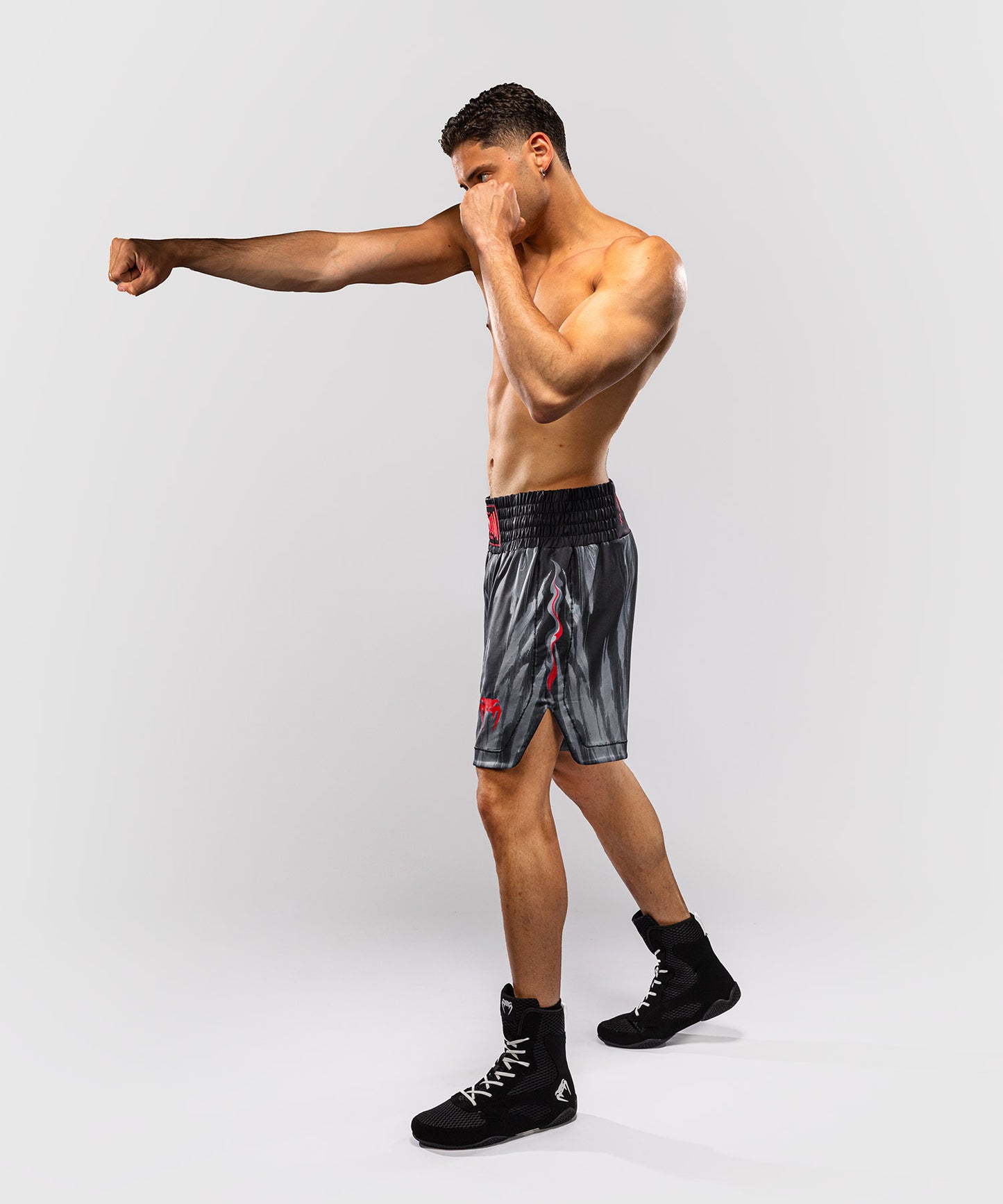 Venum Demon Short de Boxeo - Negro/Gris