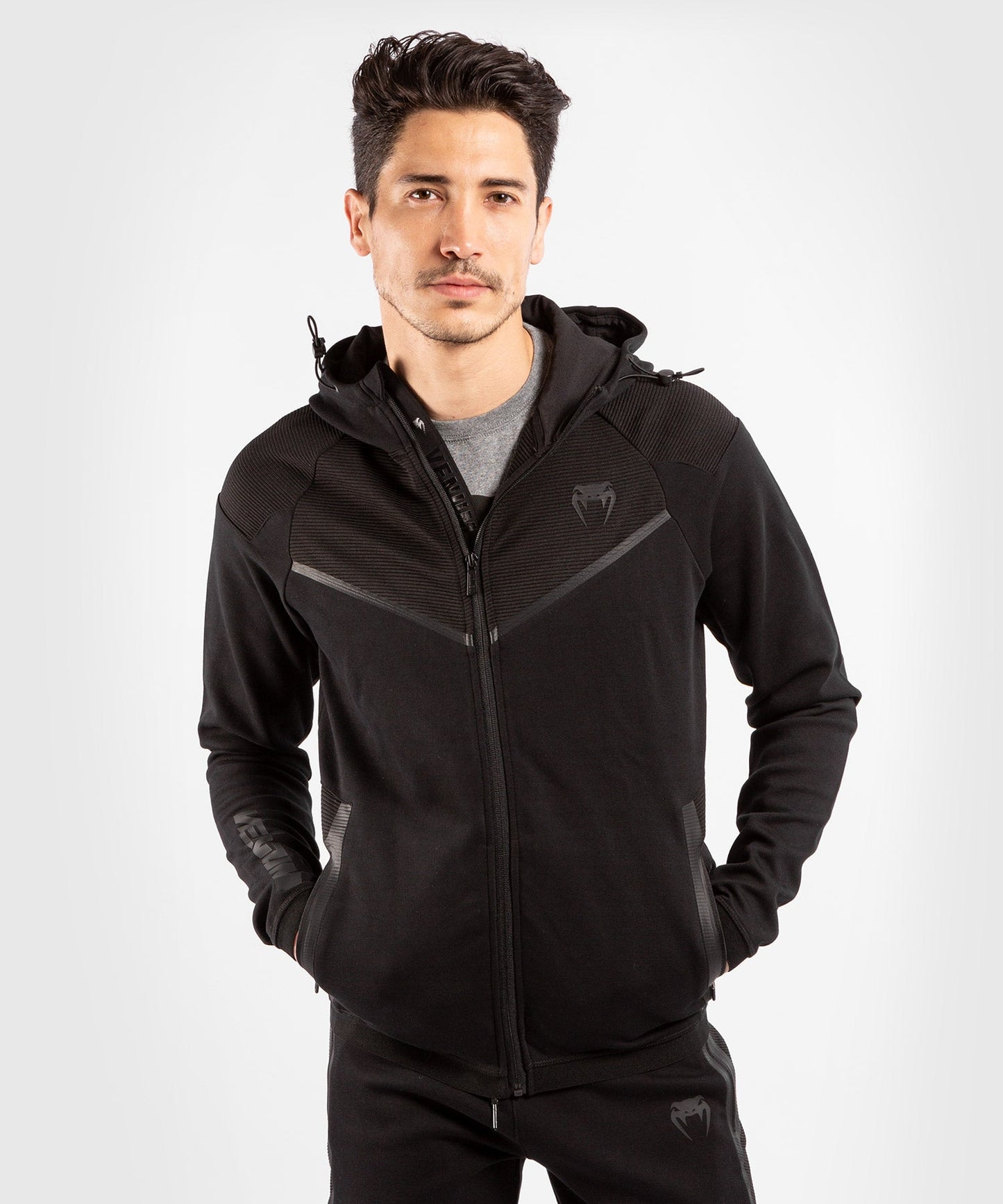 Sweatshirt à Capuche Venum Laser Evo 2.0 - Noir/Noir