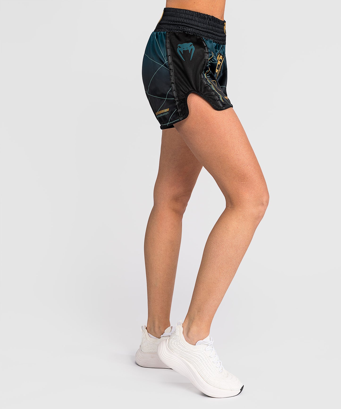 Short de Muay Thai Venum Tactical XT- Noir/Vert Forêt