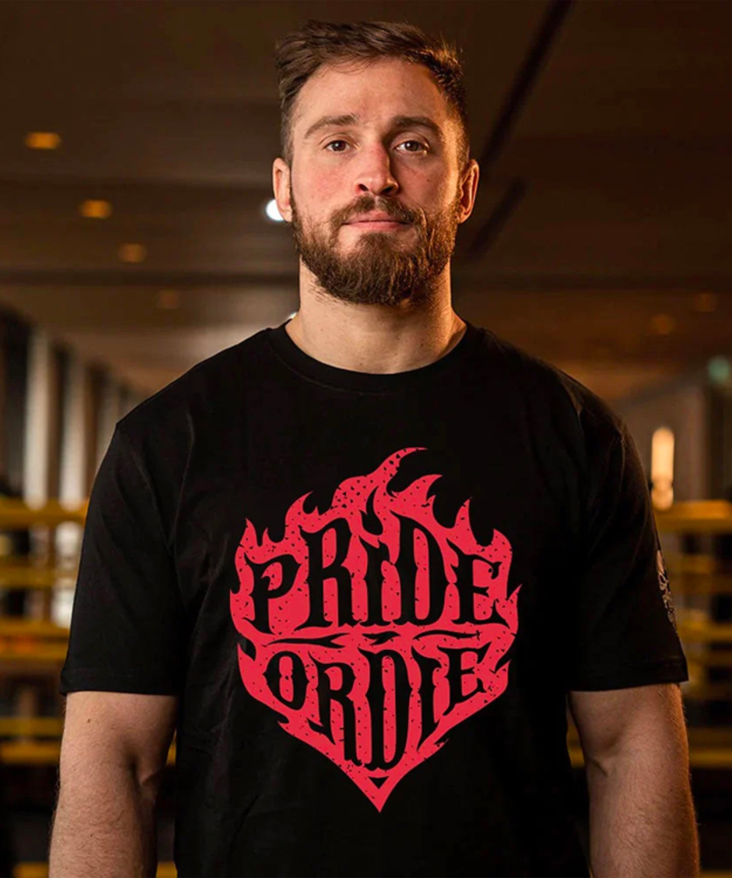 Pride Or Die Reckless Flames Trainings-T-Shirt - Schwarz