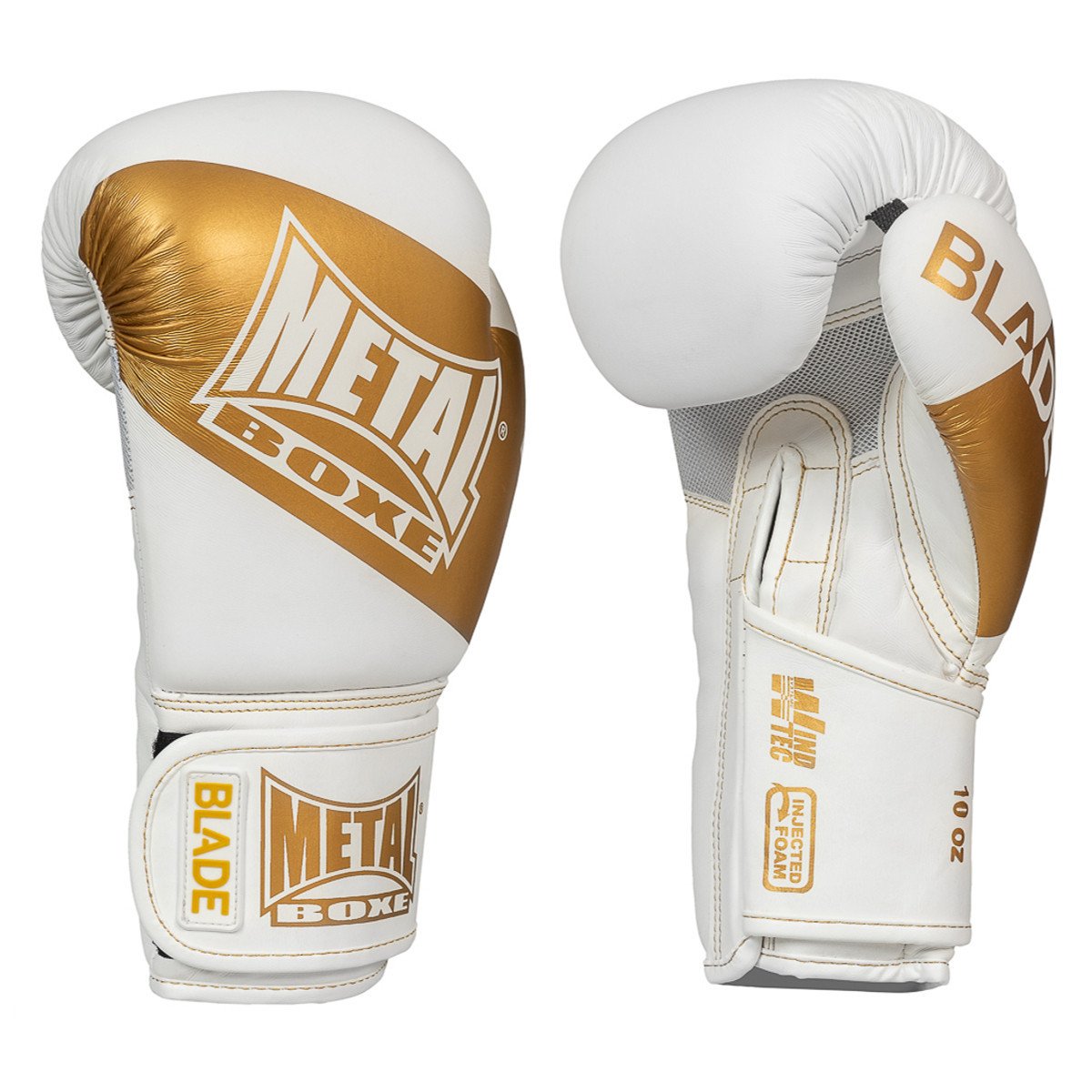 Metal Boxe Blade Boxhandschuhe - Gold/Weiß