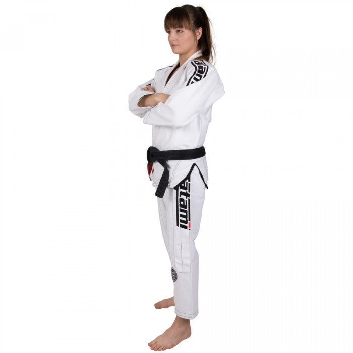 Tatami Fightwear Estilo 6.0 Kimono JJB Mujer - Blanco/Negro