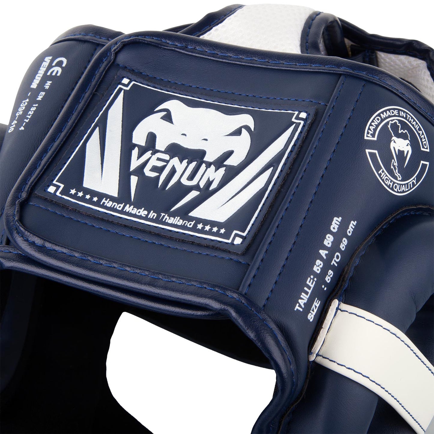 Venum Elite Casco de Protección - Blanco/Azul Marino