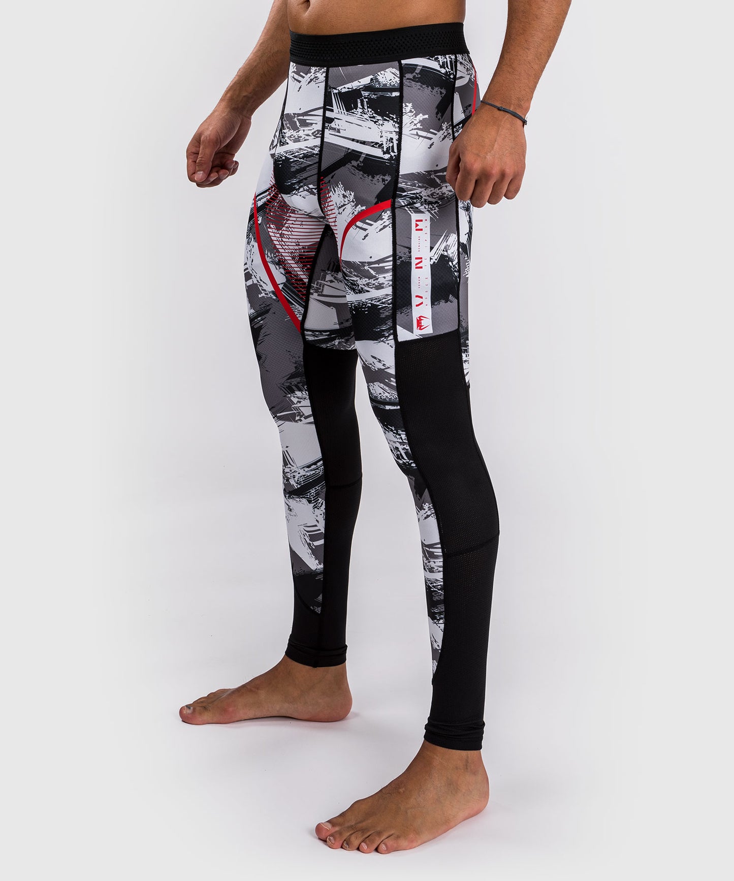 Pantalon de compression Venum Electron 3.0 - Gris/Rouge