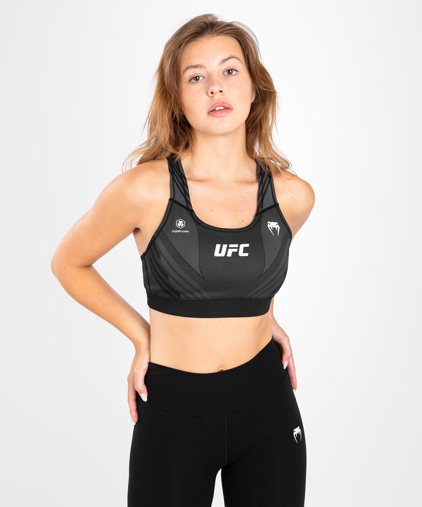 Venum Authentic Fight Night 1.0 UFC Damen-BH - Schwarz