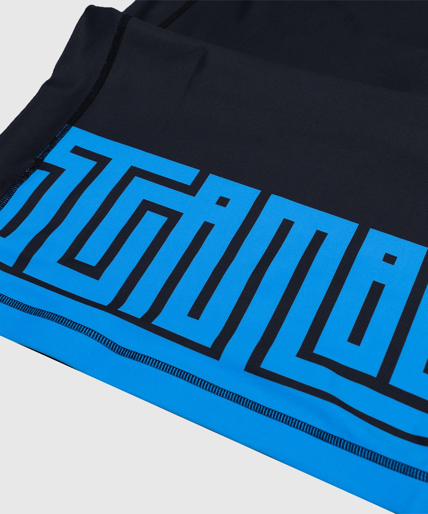 Scramble Ranked Rashguard a Maniche Corte - Blu