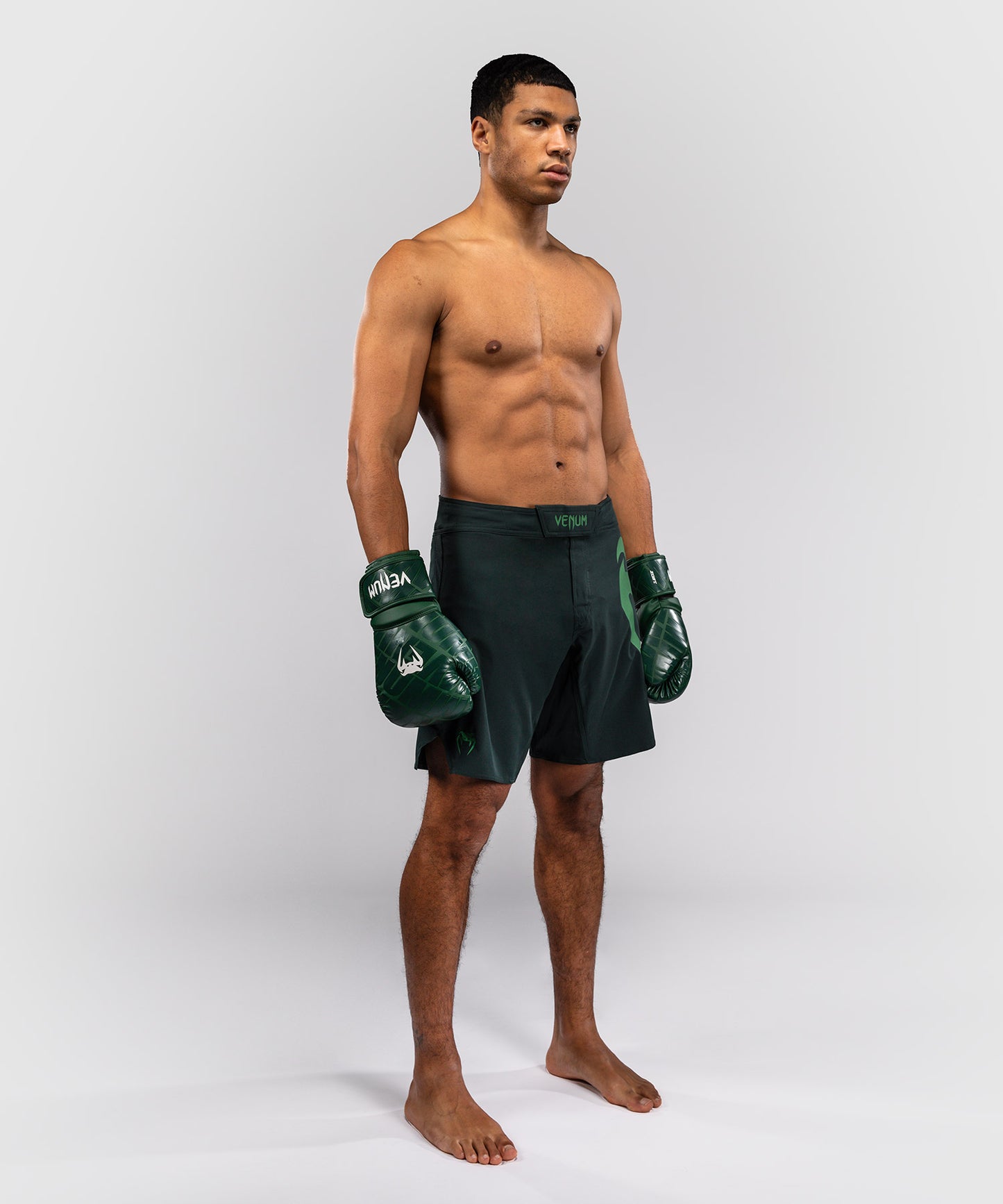 Venum Light 5.0 Fightshorts - Waldgrün/Hellgrün
