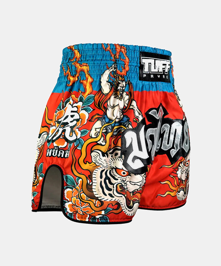 Short De Muay Thai Tuff Payak Fujin The Wind God - Rouge