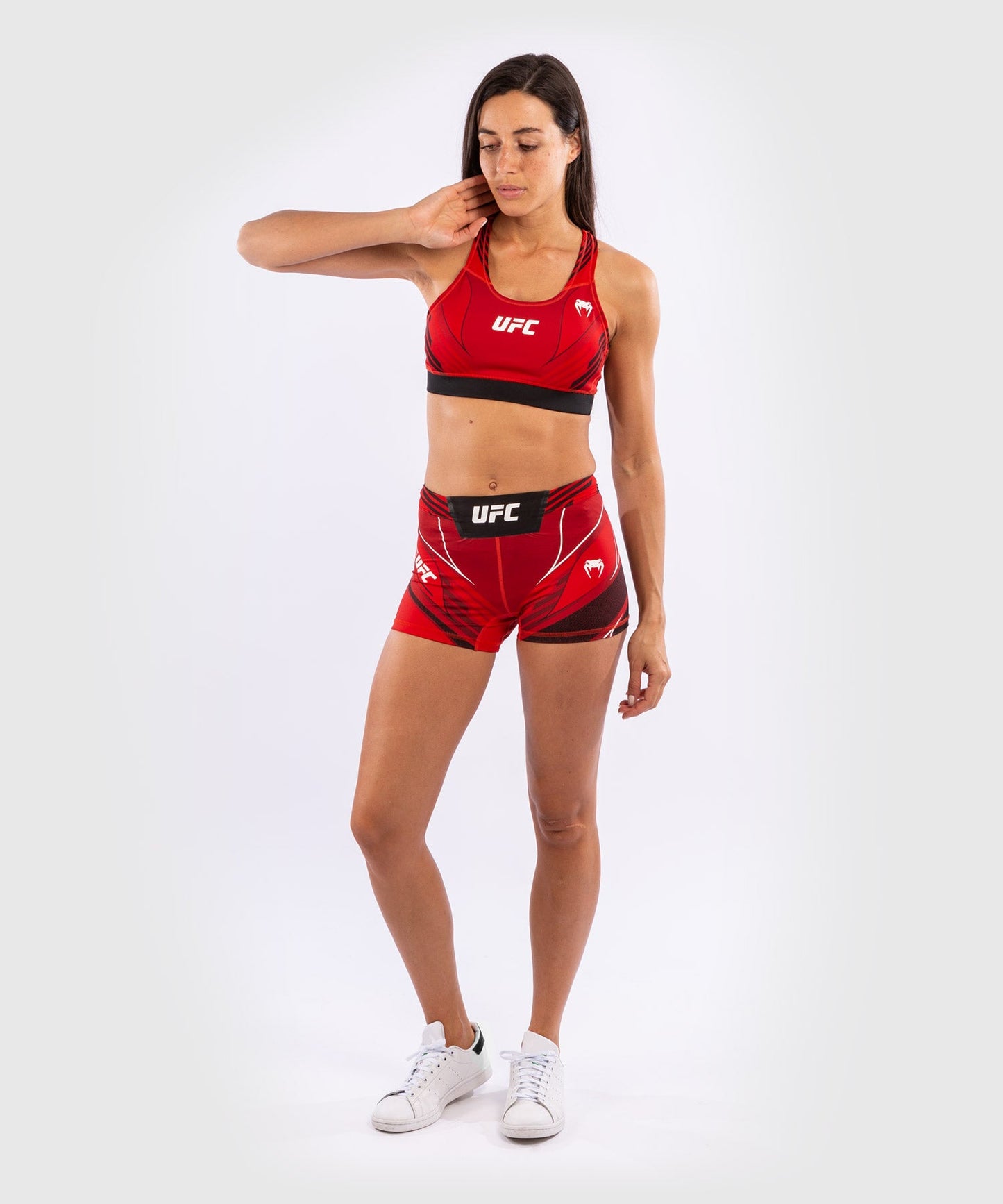 Women's UFC Venum Authentic Fight Night Compression Shorts - Short - Red