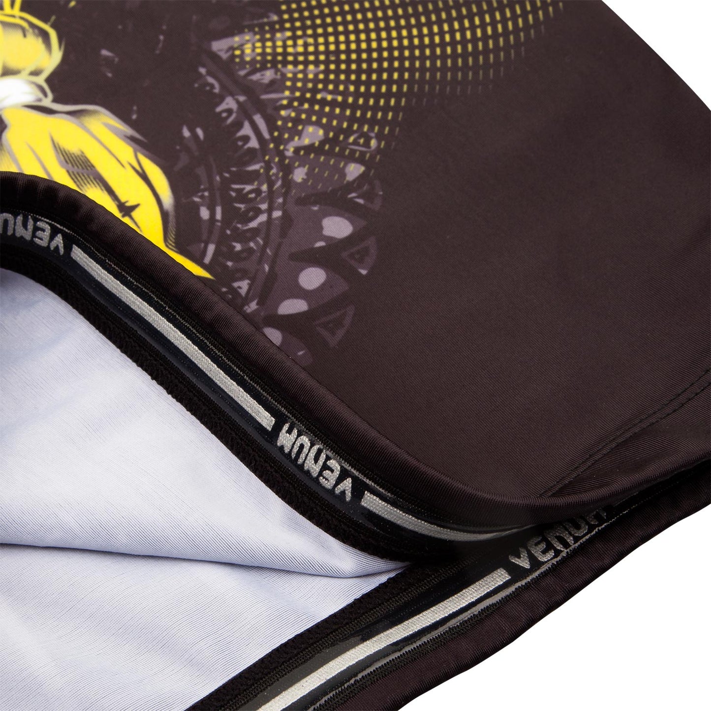 Rashguard Venum Viking 2.0 - Mangas Cortas - Negro/Amarillo