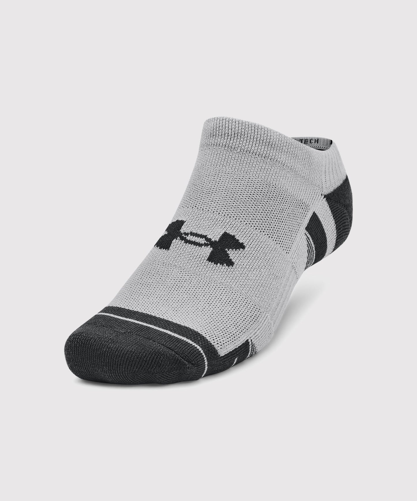 Under Armour Ua Performance Tech Socken – Weiß/Schwarz/Grau