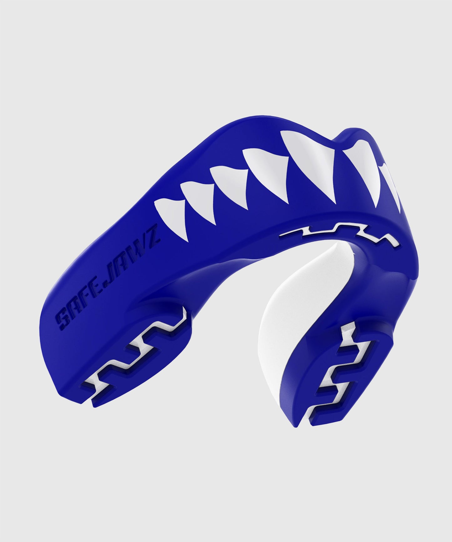Safejawz Shark Zahnschutz – Erwachsene – Blau/Weiß