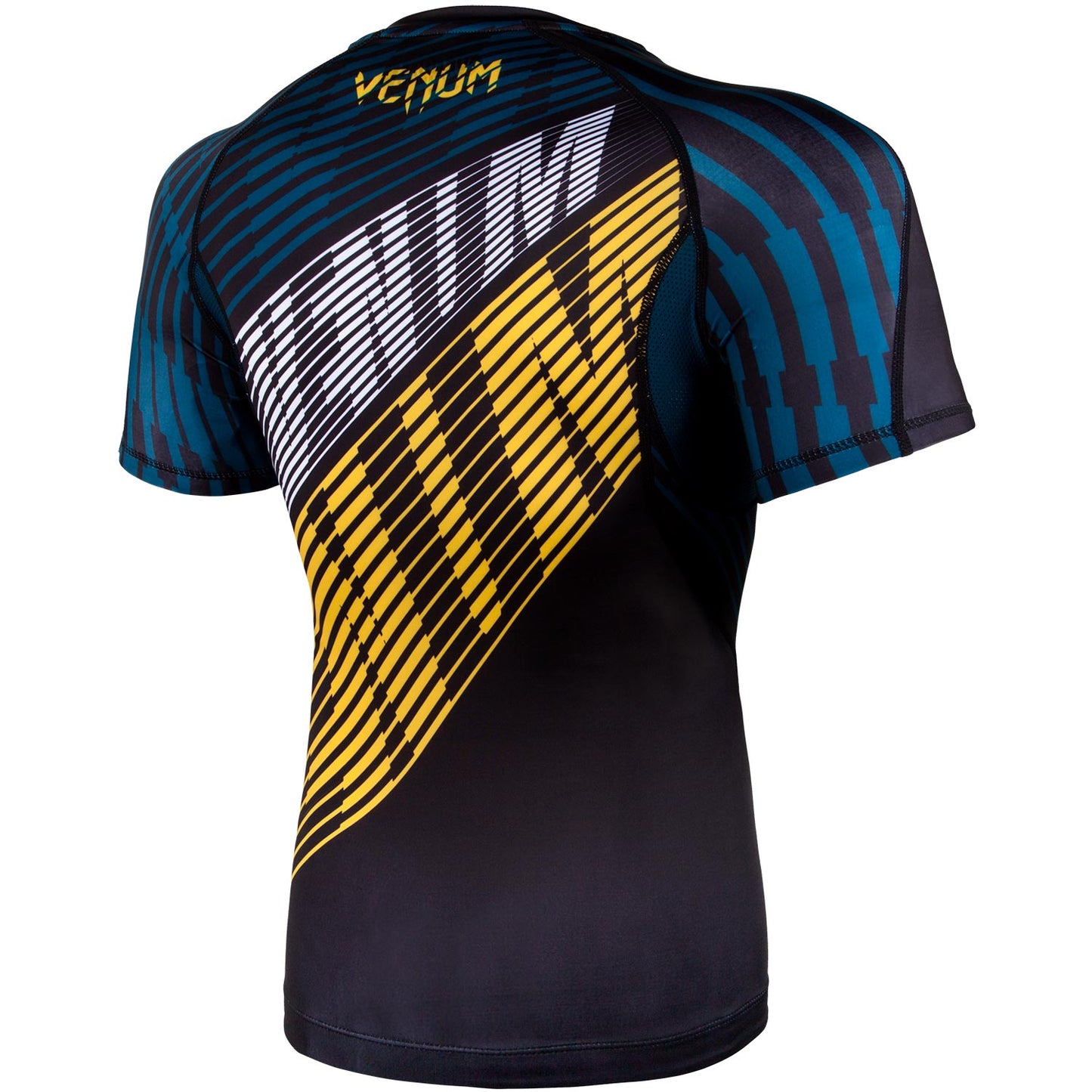 Venum Plasma Rashguard - Kurzarm - Schwarz/Gelb