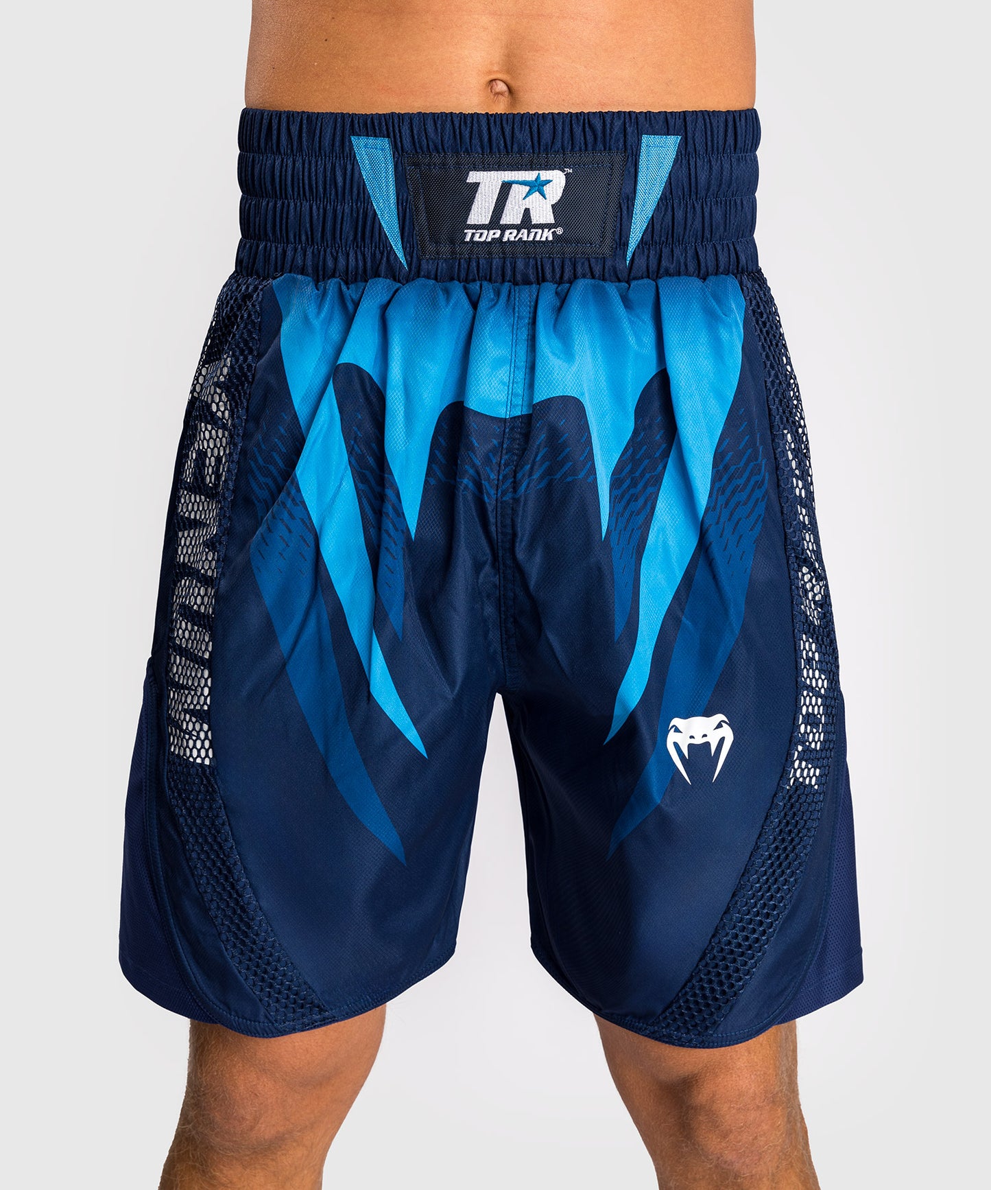 Short de Boxe Venum x Top Rank Original pour Hommes - Bleu Marine